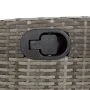 Sillón reclinable de jardín con cojines ratán sintético gris | Foro24.es | Tu tienda online para hogar, jardín y más Foro24.es