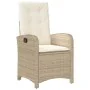 Set comedor de jardín 3 pzas con cojines ratán sintético beige de , Conjuntos de jardín - Ref: Foro24-3212380, Precio: 337,13...