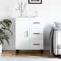 Aparador de madera de ingeniería blanco 69,5x34x90 cm de , Aparadores - Ref: Foro24-827940, Precio: 103,94 €, Descuento: %