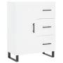 Aparador de madera de ingeniería blanco 69,5x34x90 cm de , Aparadores - Ref: Foro24-827940, Precio: 103,94 €, Descuento: %