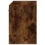 Mesita de noche de pared con luces LED roble ahumado de , Muebles TV - Ref: Foro24-837072, Precio: 36,20 €, Descuento: %
