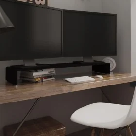Soporte para TV/Elevador monitor cristal negro 110x30x13 cm von , TV-Möbel - Ref: Foro24-244140, Preis: 122,36 €, Rabatt: %