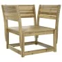 Juego de muebles de jardín 8 pzas madera de pino impregnada de , Conjuntos de jardín - Ref: Foro24-3216944, Precio: 663,04 €,...