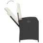 Set de muebles jardín 5 pzas con cojines ratán sintético negro by , Garden sets - Ref: Foro24-3212302, Price: 589,71 €, Disco...