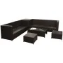 Set sofás de jardín 8 piezas y cojines ratán sintético marrón von , Gartensets - Ref: Foro24-42994, Preis: 741,61 €, Rabatt: %