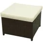 Set sofás de jardín 8 piezas y cojines ratán sintético marrón von , Gartensets - Ref: Foro24-42994, Preis: 741,61 €, Rabatt: %