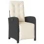 Set de muebles jardín 5 pzas con cojines ratán sintético negro by , Garden sets - Ref: Foro24-3212522, Price: 628,47 €, Disco...