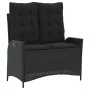 Set comedor de jardín 2 pzas con cojines ratán sintético negro | Foro24.es | Tu tienda online para hogar, jardín y más Foro24.es