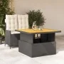 Set comedor de jardín 2 pzas con cojines ratán sintético negro | Foro24.es | Tu tienda online para hogar, jardín y más Foro24.es