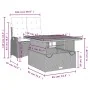 Set comedor de jardín 2 pzas con cojines ratán sintético negro | Foro24.es | Tu tienda online para hogar, jardín y más Foro24.es