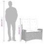 Set comedor de jardín 2 pzas con cojines ratán sintético negro | Foro24.es | Tu tienda online para hogar, jardín y más Foro24.es