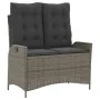 Juego de comedor de jardín 4 piezas con cojines ratán PE gris by , Garden sets - Ref: Foro24-3277464, Price: 602,06 €, Discou...