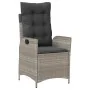 Set comedor de jardín 5 pzas cojines ratán sintético gris claro | Foro24.es | Tu tienda online para hogar, jardín y más Foro24.es