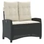 Juego comedor jardín 4 piezas con cojines ratán sintético negro de , Conjuntos de jardín - Ref: Foro24-3277381, Precio: 606,9...