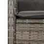 Juego de comedor de jardín 4 piezas con cojines ratán PE gris by , Garden sets - Ref: Foro24-3277407, Price: 599,93 €, Discou...