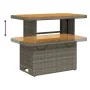 Juego de comedor de jardín 4 piezas con cojines ratán PE gris by , Garden sets - Ref: Foro24-3277407, Price: 599,93 €, Discou...