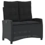 Juego comedor jardín 4 piezas con cojines ratán sintético negro by , Garden sets - Ref: Foro24-3277395, Price: 528,60 €, Disc...