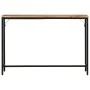 Mesa consola madera maciza mango rugosa y hierro 110x30x75 cm | Foro24.es | Tu tienda online para hogar, jardín y más Foro24.es