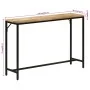 Mesa consola madera maciza mango rugosa y hierro 110x30x75 cm | Foro24.es | Tu tienda online para hogar, jardín y más Foro24.es