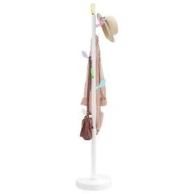 Perchero de hierro con recubrimiento en polvo blanco 172 cm von , Hut- und Garderobenständer - Ref: Foro24-377089, Preis: 46,...