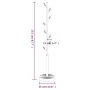 Perchero de hierro con recubrimiento en polvo blanco 172 cm by , Hat and coat racks - Ref: Foro24-377089, Price: 46,00 €, Dis...