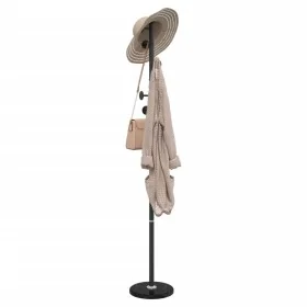 Perchero de hierro con recubrimiento en polvo negro 176 cm by , Hat and coat racks - Ref: Foro24-377094, Price: 43,25 €, Disc...