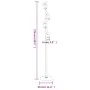 Perchero de hierro con recubrimiento en polvo negro 176 cm by , Hat and coat racks - Ref: Foro24-377094, Price: 43,25 €, Disc...