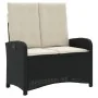 Juego comedor jardín 4 piezas con cojines ratán sintético negro by , Garden sets - Ref: Foro24-3277320, Price: 551,19 €, Disc...