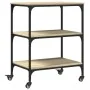 Carrito de cocina madera de ingeniería roble Sonoma 60x41x76 cm von , Küchen- und Speisewagen - Ref: Foro24-842302, Preis: 74...