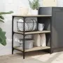 Carrito de cocina madera de ingeniería roble Sonoma 60x41x76 cm von , Küchen- und Speisewagen - Ref: Foro24-842302, Preis: 74...