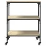 Carrito de cocina madera de ingeniería roble Sonoma 60x41x76 cm von , Küchen- und Speisewagen - Ref: Foro24-842302, Preis: 74...