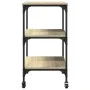 Carrito de cocina madera de ingeniería roble Sonoma 60x41x76 cm von , Küchen- und Speisewagen - Ref: Foro24-842302, Preis: 74...