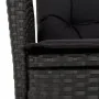 Set comedor de jardín 3 pzas con cojines ratán sintético negro by , Garden sets - Ref: Foro24-3277445, Price: 353,99 €, Disco...