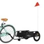 Remolque para bicicletas hierro y tela Oxford negro by , Bicycle trailers - Ref: Foro24-94192, Price: 95,20 €, Discount: %