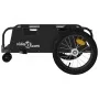 Remolque para bicicletas hierro y tela Oxford negro by , Bicycle trailers - Ref: Foro24-94192, Price: 95,20 €, Discount: %