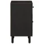 Mesita de noche madera maciza de mango negra 50x33x60 cm by , Nightstands - Ref: Foro24-356827, Price: 79,41 €, Discount: %