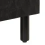 Mesita de noche madera maciza de mango negra 50x33x60 cm by , Nightstands - Ref: Foro24-356827, Price: 79,41 €, Discount: %