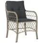 Set comedor de jardín 5 pzas cojines ratán sintético gris claro by , Garden sets - Ref: Foro24-3212176, Price: 534,09 €, Disc...