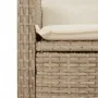 Set comedor de jardín 2 pzas con cojines ratán sintético beige by , Garden sets - Ref: Foro24-3277418, Price: 321,22 €, Disco...