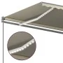 Toldo automático con LED y sensor de viento crema 500x350 cm by , Awnings - Ref: Foro24-3069872, Price: 787,23 €, Discount: %