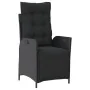 Set comedor de jardín 3 pzas con cojines ratán sintético negro | Foro24.es | Tu tienda online para hogar, jardín y más Foro24.es