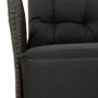 Set comedor de jardín 3 pzas con cojines ratán sintético negro | Foro24.es | Tu tienda online para hogar, jardín y más Foro24.es