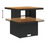 Set comedor de jardín 3 pzas con cojines ratán sintético negro | Foro24.es | Tu tienda online para hogar, jardín y más Foro24.es