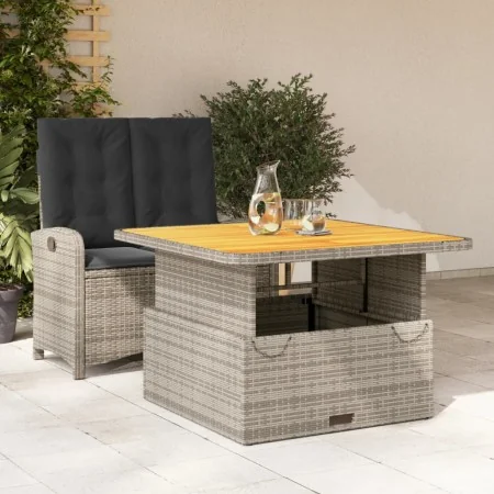 Juego de comedor jardín 2 pzas con cojines ratán sintético gris von , Gartensets - Ref: Foro24-3277343, Preis: 331,93 €, Raba...