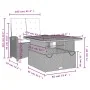 Juego de comedor jardín 2 pzas con cojines ratán sintético gris von , Gartensets - Ref: Foro24-3277343, Preis: 331,93 €, Raba...