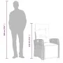 Set de muebles jardín 5 pzas con cojines ratán sintético negro by , Garden sets - Ref: Foro24-3277376, Price: 575,61 €, Disco...