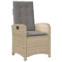 Set comedor de jardín 7 pzas con cojines ratán sintético beige by , Garden sets - Ref: Foro24-3212406, Price: 980,71 €, Disco...