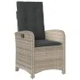 Set comedor de jardín 9 pzas cojines ratán sintético gris claro by , Garden sets - Ref: Foro24-3212419, Price: 1,00 €, Discou...