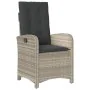 Set comedor de jardín 3 pzas cojines ratán sintético gris claro by , Garden sets - Ref: Foro24-3212410, Price: 375,89 €, Disc...