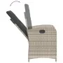 Set comedor de jardín 3 pzas cojines ratán sintético gris claro by , Garden sets - Ref: Foro24-3212410, Price: 375,89 €, Disc...